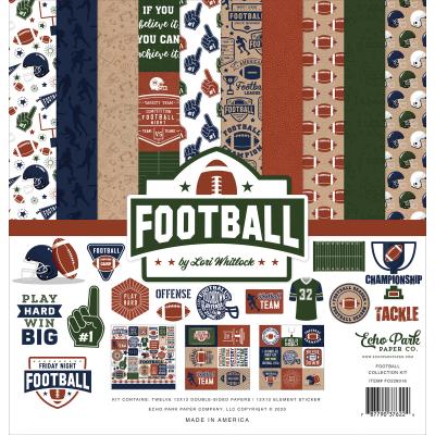 Echo Park Football Designpapier - Collection Kit